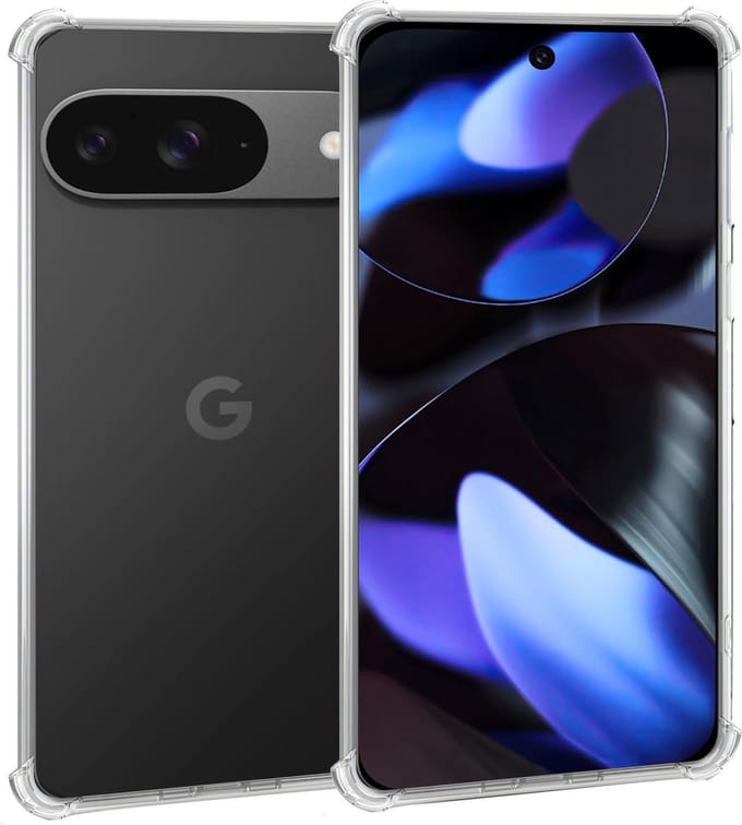 Geschikt voor Google Pixel 9 / 9 Pro - Hoesje - Shock Proof Case – Cover Transparant