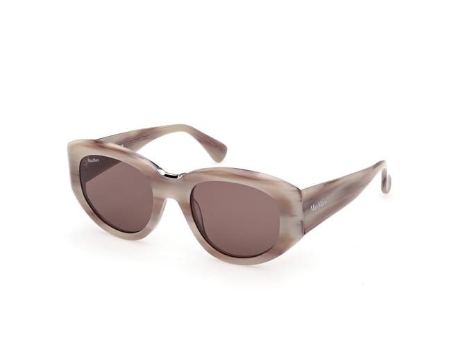 Maxmara MM0198 Beige horn 52/21/140 WOMAN Zonnebrillen