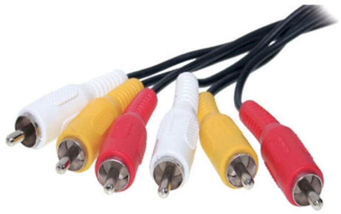 3 Cinchstecker/ 3 Cinchstecker, 5m