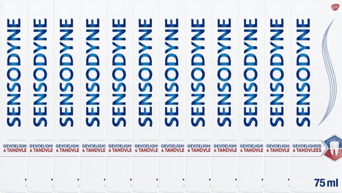 Sensodyne - Tandpasta - Gevoeligheid & Tandvlees - 75ml x 12