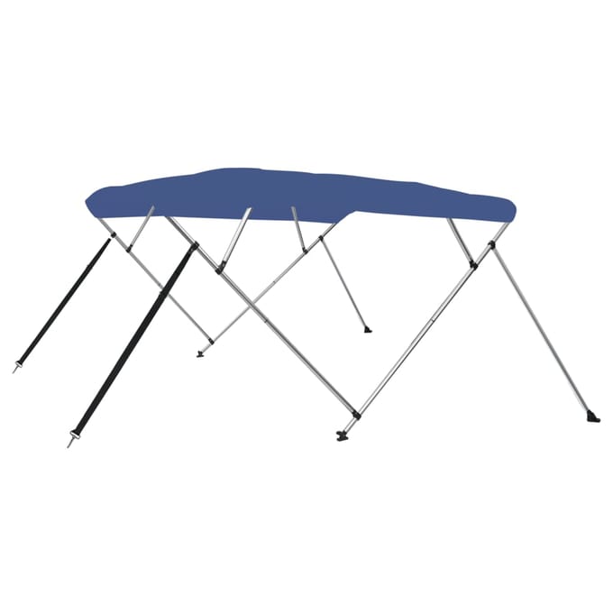 vidaXL - Biminitop - 4-boogs - 243x196x137 - cm - blauw