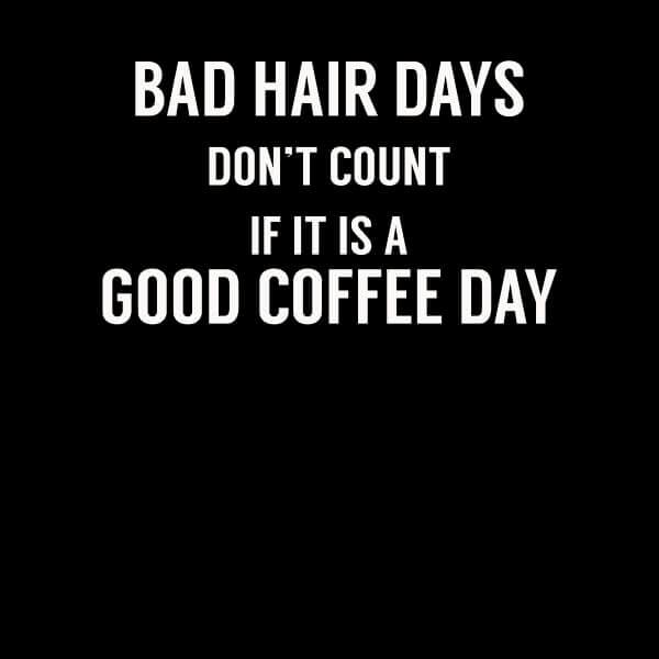 Bad Hair Days Don't Count Women's T-Shirt - Black - 3XL