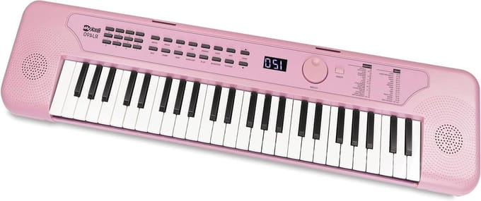 RockJam 49 toetsen USB piano baby roze