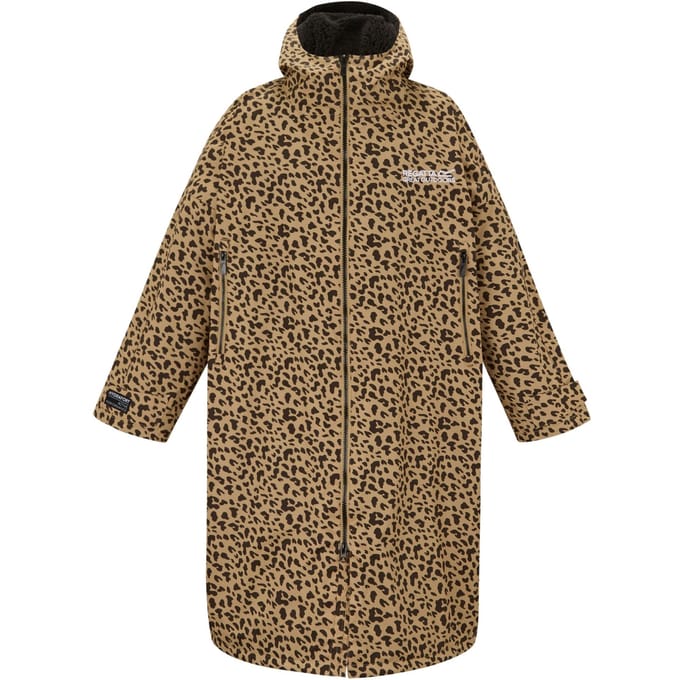Regatta Unisex Volwassen Leopardprint Waterdichte Omkeerbare Wisselrobe (Multikleur)