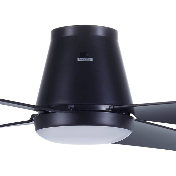 Beacon Lighting Beacon LED plafondventilator Aria CTC, zwart, 122 cm, stil
