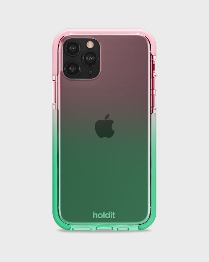 Phone case Seethru Gradient Grass Green/Bright Pink iPhone 11 Pro