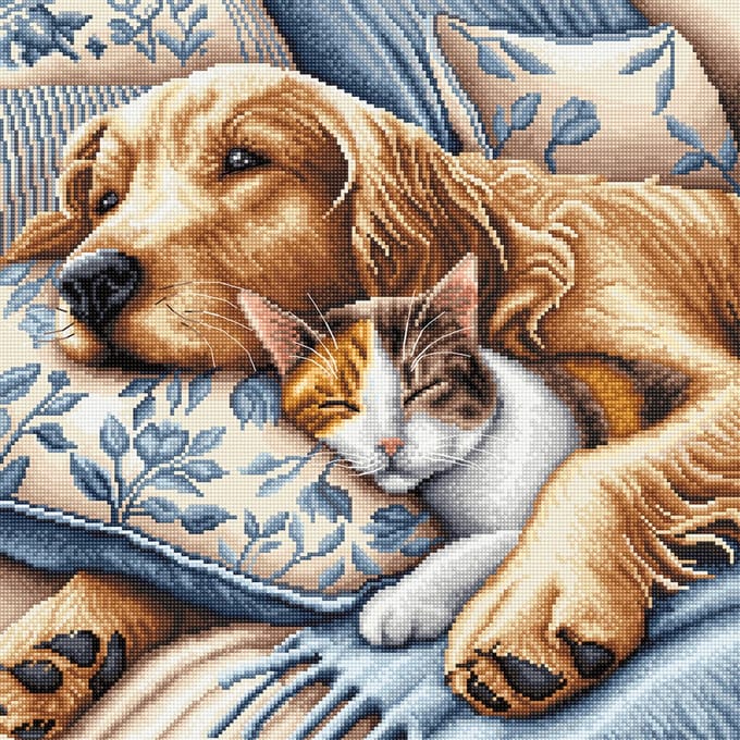 Borduurpakket AVA Stitch - The Nap - Het Slaapje - P196