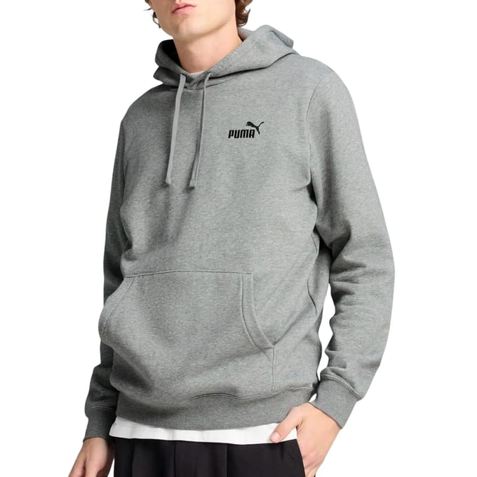 PUMA ESS Small No. 1 Logo Hoodie FL Unisex Trui - medium gray heather
