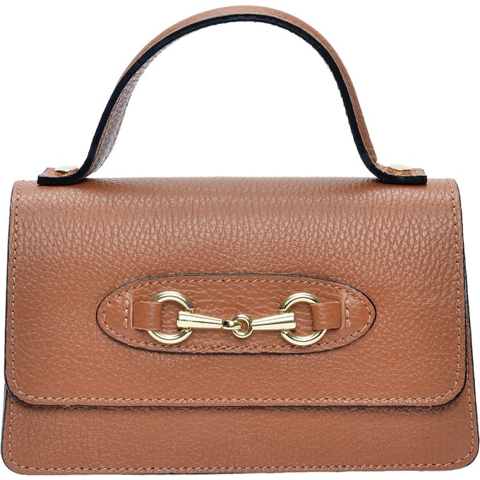 Isabella Rhea Brown Rundleer Tas