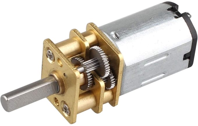 Allecto - Micro Gear Box Motor - Mini Motor voor RC Auto - 30 - Robuuste Constructie - Ideaal voor Robots - 3V Snelheid - Voor Modelbouw