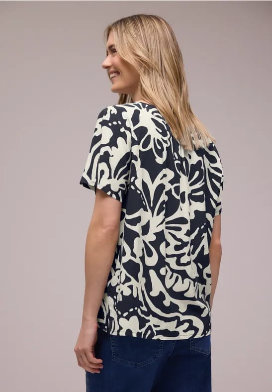 Blouse met koorddetail