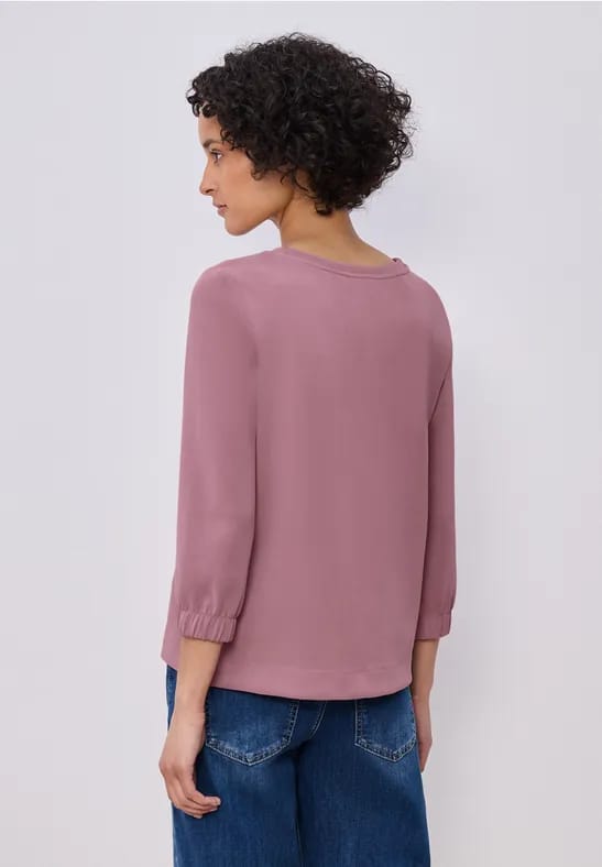 Shirt in effen kleur