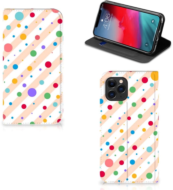 Apple iPhone 11 Pro Hoesje met Magneet Dots