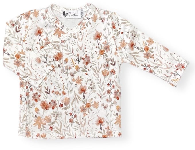 Overslagshirtje - Waterflower - maat 44