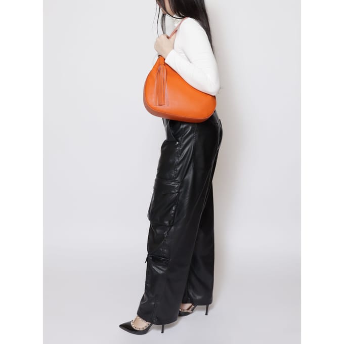 Roberta Rossi Schoudertas Vrouwen ORANGE