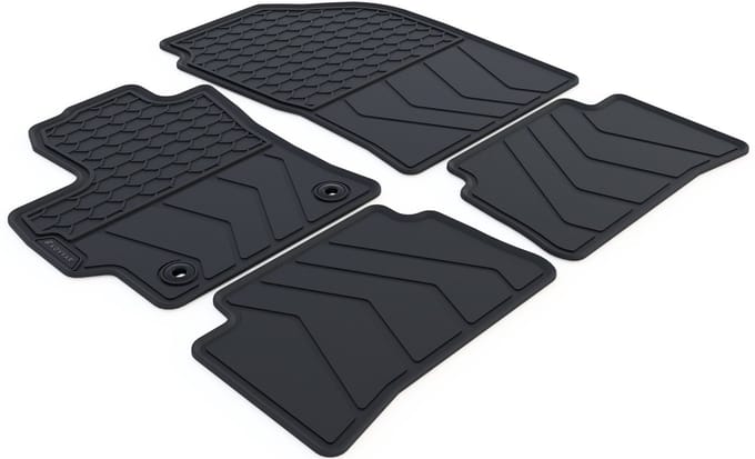 Rubber Automatten geschikt voor Toyota Corolla - 2019-heden - 4-delig - Uitvoering: Hatchback