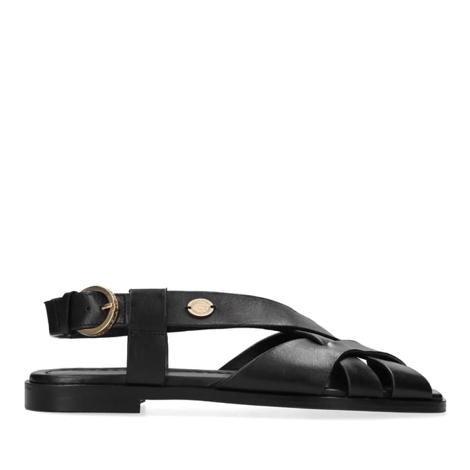 Fred De La Bretoniere Gitel Cross Sandalen - Dames - Zwart - Maat 36
