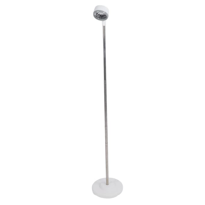 Support Sèche-Cheveux 35-140cm Télescopique Angle Réglable Support de Sol Table Support Sèche-Cheveux white