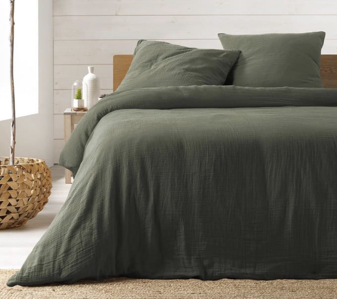 Katoenen gaas bedset 240 x 220 cm