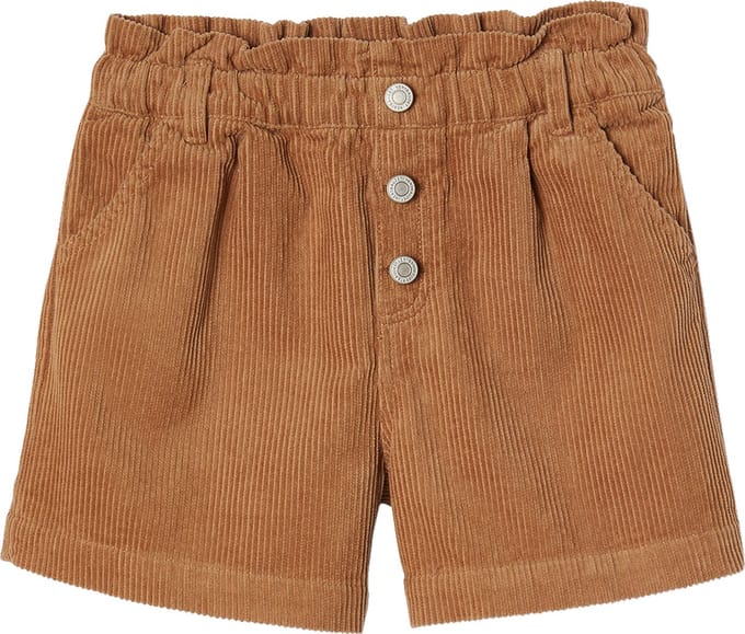 Vertbaudet Fluwelen short met paperbag-vorm meisjes