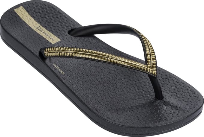 Ipanema Anatomic Mesh Kids slipper voor meisjes - black/gold - maat 28/29