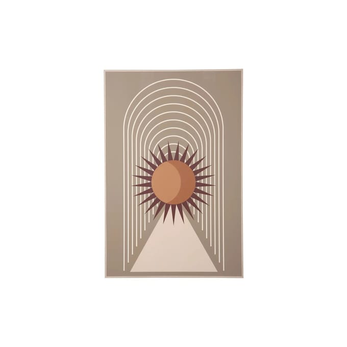 Present Time Wanddecoratie Arco Sol - Multicolor - 3x40x60cm - Modern
