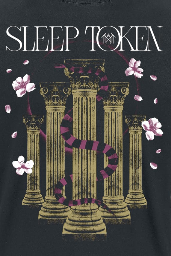 Sleep Token T-shirt - Snake - M tot 3XL - voor Mannen - zwart