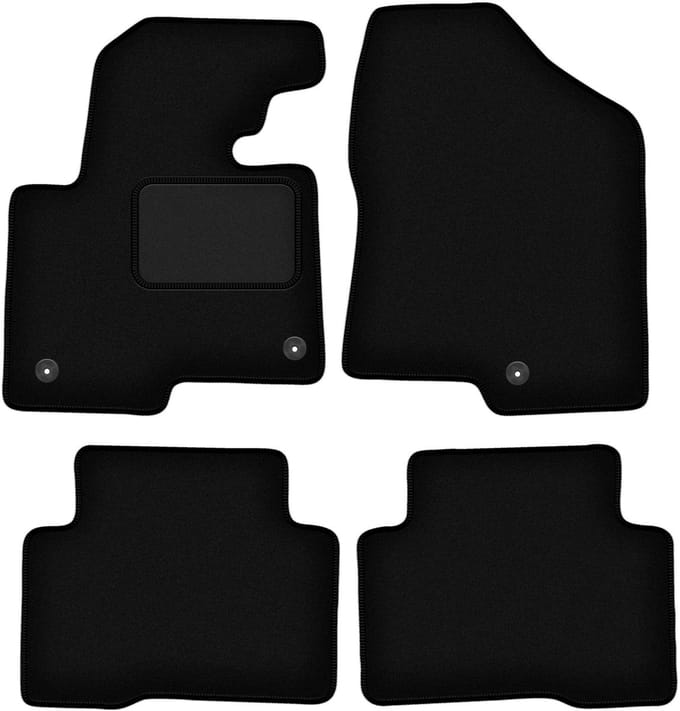 Zwarte veloursmatten voor: Hyundai SantaFe III SUV (2012-)