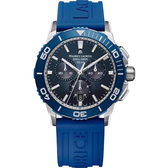 Maurice Lacroix Pontos PT1038-SSL40-430-4 Pontos S Solar Chronograph Horloge
