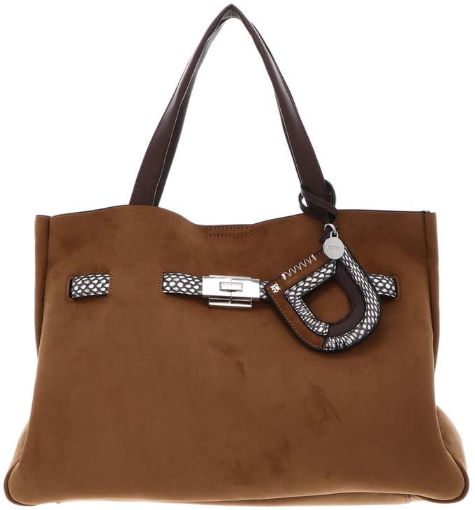 DKNY handtas Bryar Satchel Almond Lichtbruin
