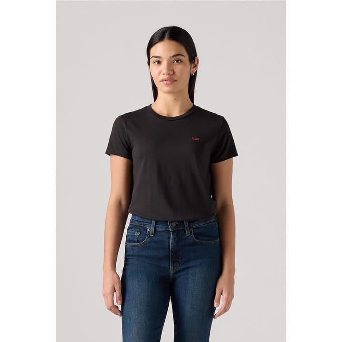 Levi's The Perfect Tee Caviar Größe: M | Hemden Outlet | Damen