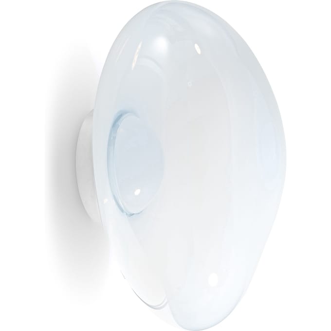 Tom Dixon Wandlamp Melt Opal Surface - zilver