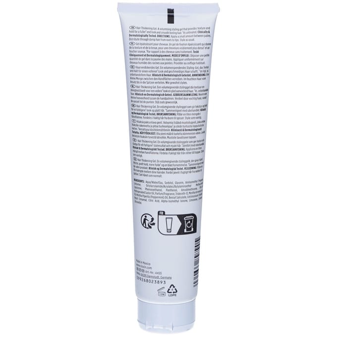 Nioxin Voller en sterker haar Haarverdikkende gel Crème Dames 140 ml