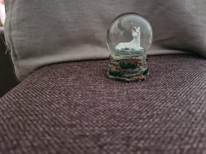 Mini eenhoorn waterbol
