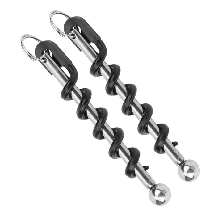2 Stuks Zwart Draagbaar Roestvrij Staal Wijn Bier Flesopener Kurkentrekker Keukenaccessoires black