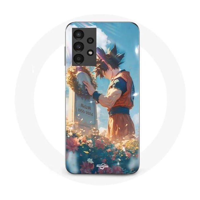 Coque - Akira Toriyama - Galaxy A13 4G - Souple - Noir - Son Goku