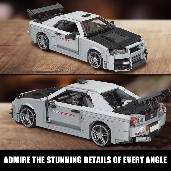Mould King 10113 Technische Auto Bouwsteen De MOC Skyline Sport Raceauto Model Assemblage Auto Baksteen Speelgoed Kinderen Kerstcadeau 10113