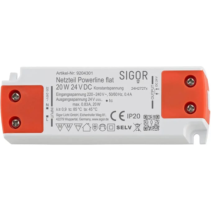 Voeding Sigor Flat 20W