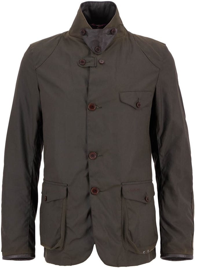 Barbour Beacon Wax Jas Olijfgroen - Maat L - Heren - Wax jassen