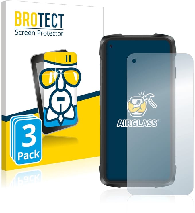 Screenprotector 3 Stuks voor Cubot King Kong 7 Beschermglas transparant