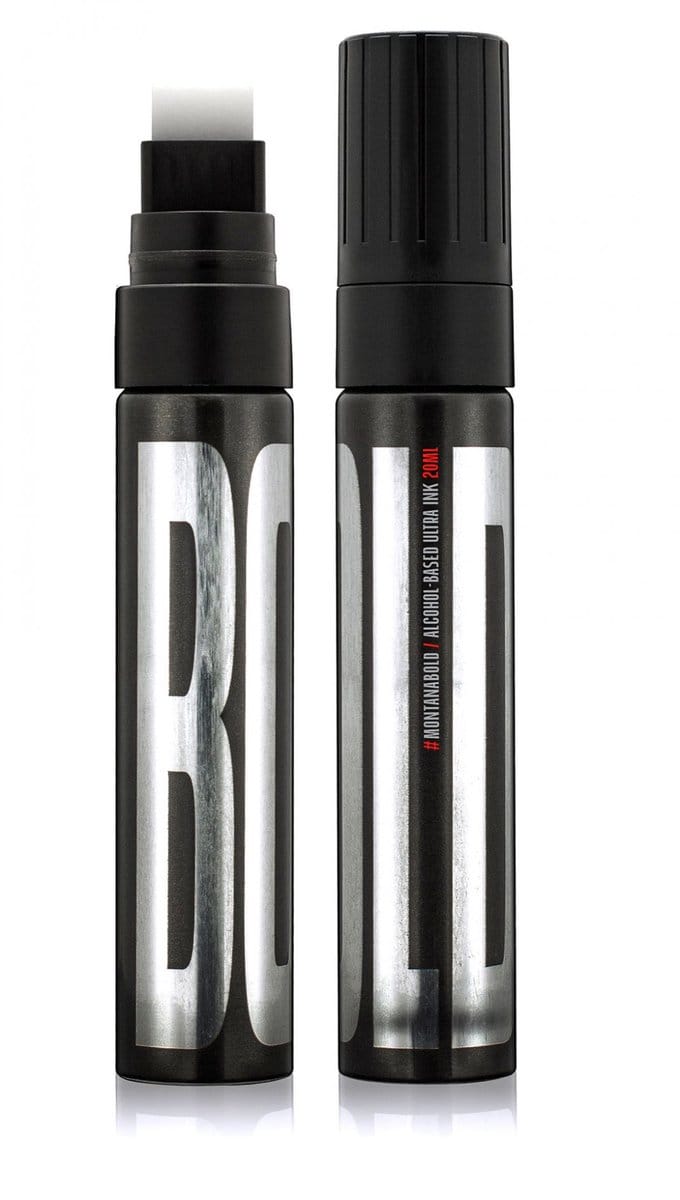 Montana BOLD Alcohol Marker 15mm Zwart
