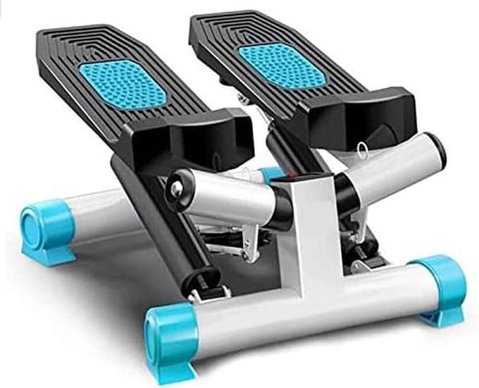Mini Stepper - Thuis Gym - Been Training - Met Weerstandskoorden - Compact Design - Zwart