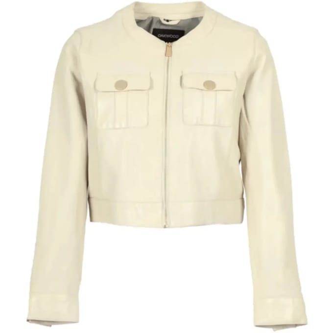 Dames leren ritsjack Oakwood Susan