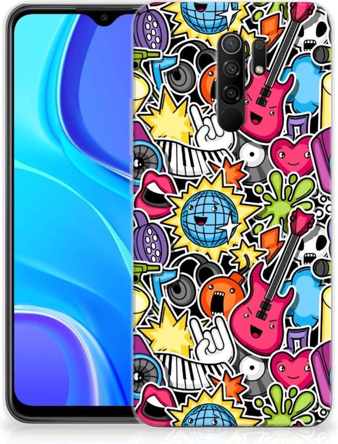 Xiaomi Redmi 9 Silicone Back Cover Punk Rock