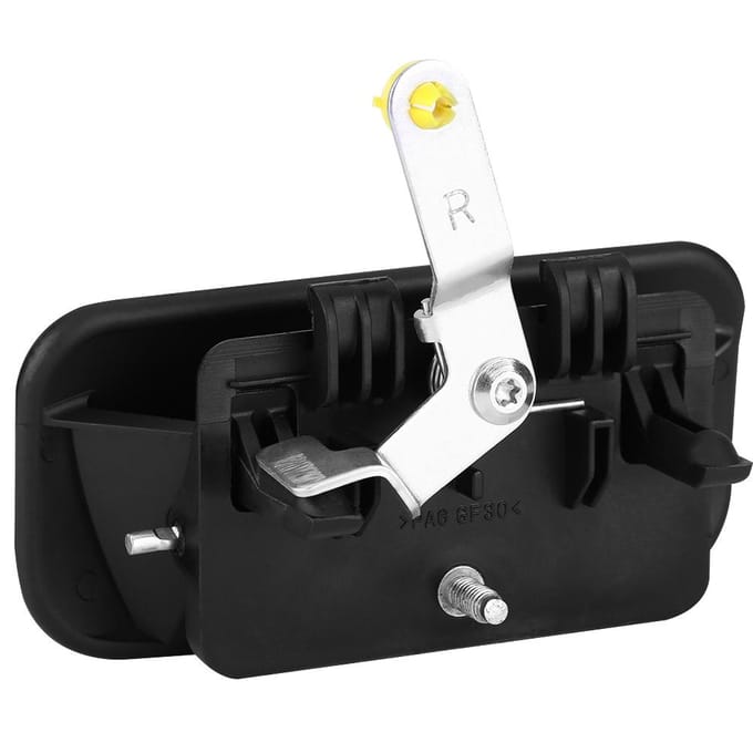 Poignée de porte extérieure avant avec support pour Ford Transit MK6 MK7 (2000-2014) côté droit black