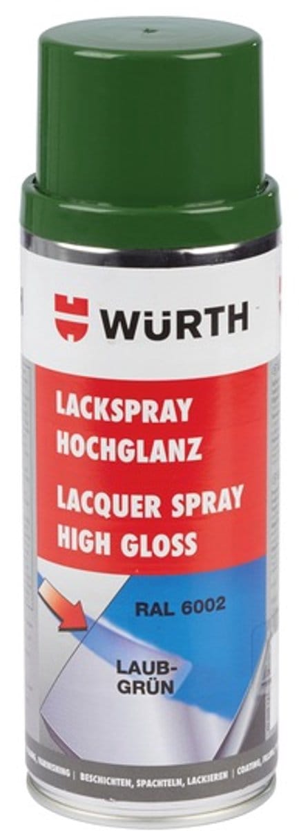 Wurth - Lakspray nitroalkydkwaliteit hoogglans - lakspray, hoogglans inhoud 400 ml