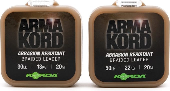 Korda Arma Kord Braided Leader Sub Brown (20m)