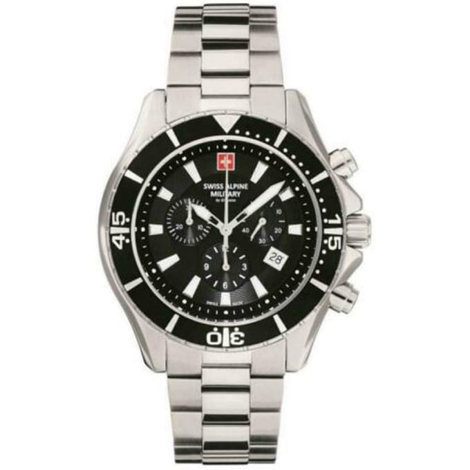 Swiss Alpine Military Quartz Chronograph 7040.9137 10ATM 44MM