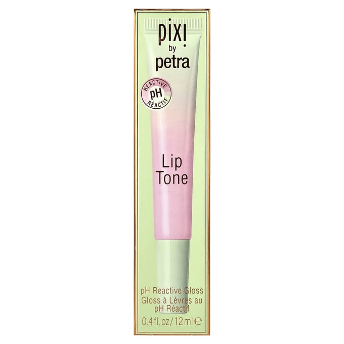 Pixi Beauty, Lipton, pH-Reactieve Lipgloss, Pink Patina, 12 ml (0,4 fl oz) white