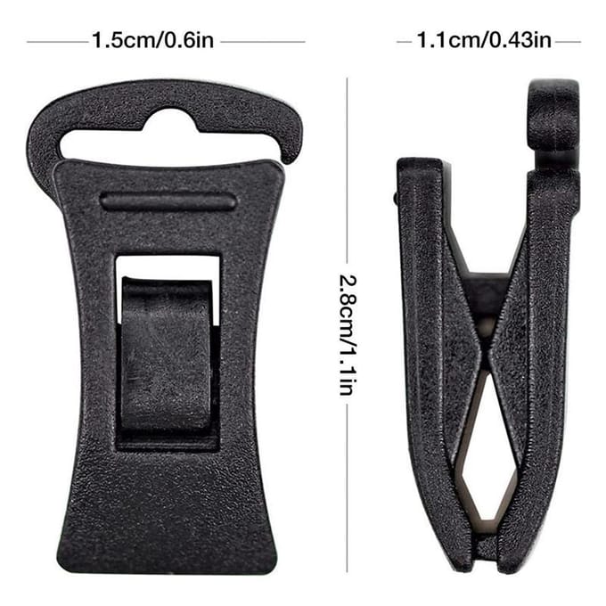 Clips de chaussettes antidérapants, 40 pièces, support suspendu avec crochet, pour corde à linge 40pcs black